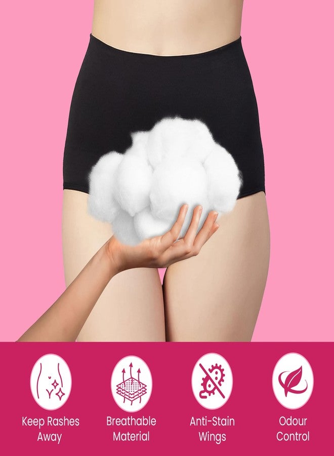 Velora Soft Feel & Rash Free XXL 80 Pads, Sanitary Pads for Women and Girls, Quick Absorption, Heavy Flow Champion, Skin Friendly Trifold Sanitary Napkins (40 Pads Each -320MM) - Image 5